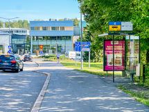 Alueella on myös sujuva bussiliikenne.