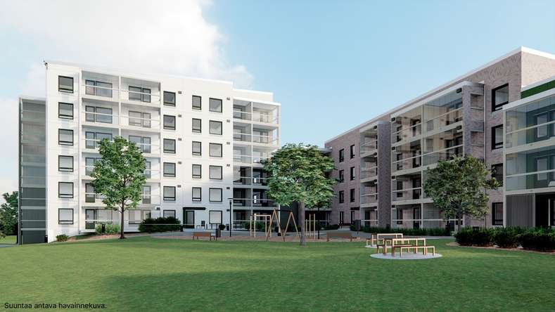 Kerrostalo, 3H+KT, 70 m², Lamminpää