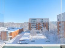 Parveke näkymä etelään.