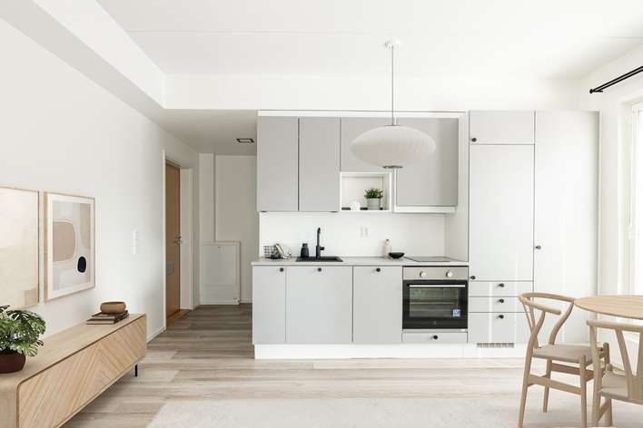 Kerrostalo, 2h+kt+lasit.parv., 35,5 m², Saunalahti, Espoo