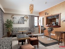 Kirjasto-/toimisto-/makuuhuone ja baari