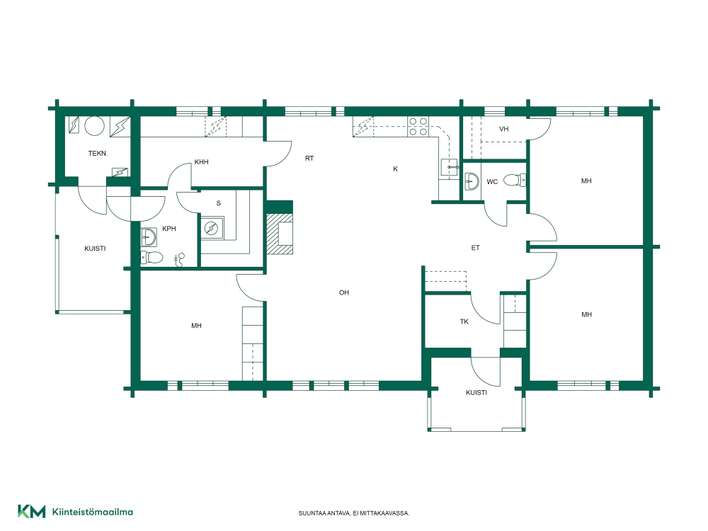 Omakotitalo, 4h, k, s, khh, kph, vh, wc, 102/114 m², Heinämaa - Näkymä 2