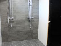 Asukkaiden käytössä oleva taloyhtiön saunaosasto