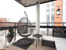 Lasitettua parveketta