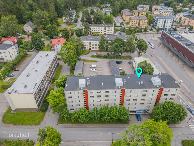 Kerrostalo, 2h, k, kph/wc, vh, lasitettu parveke, 55.5 m², Keskusta, Lohja