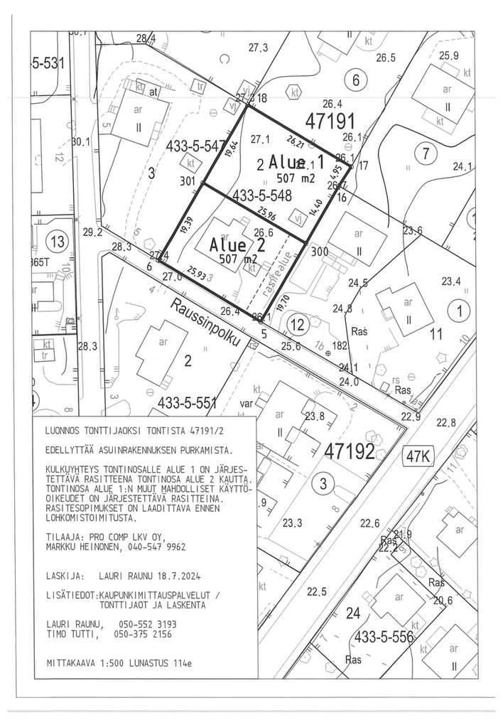Tontti, 1 014 m², Mellunkylä, Helsinki