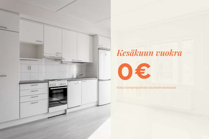 Kerrostalo, 1h+kt+ranskalainen parveke, 28 m², Hakunila, Vantaa