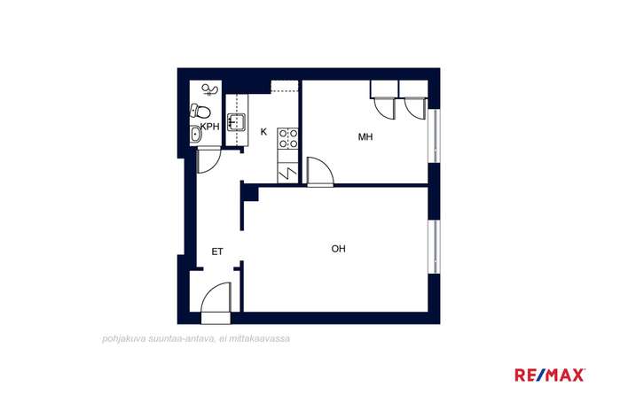 Kerrostalo, 2h+kk+kpl, 47 m², Töölö, Helsinki