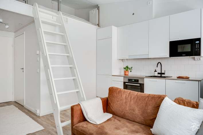 Kerrostalo, 1h, kt, parvi, kph/wc (YJ: 1H+KT+PARVI), 27/37 m², Kakola, Turku