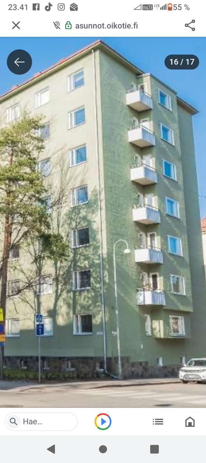 Kerrostalo, 1h + k, 22 m², Meilahti, Helsinki