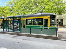 Ratikkapysäkki, Helsinginkatu 14 kohdalla