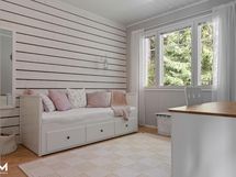 Yläkerran makuuhuone 1.