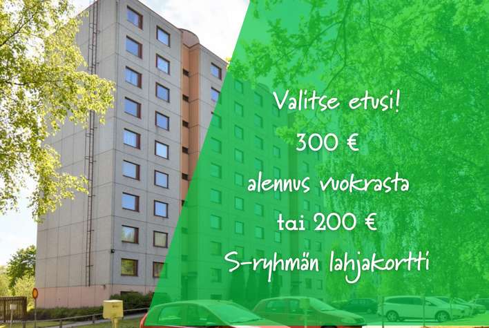 Kerrostalo, 1h+k, 35 m², Mansikkala, Imatra