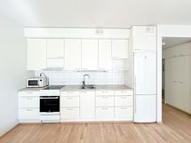 Avokeittiö on toimiva kokonaisuus.