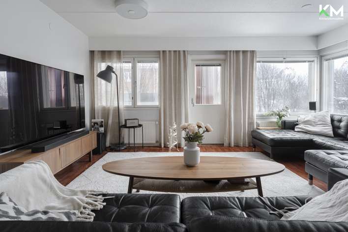 Kerrostalo, 3-4h, k, sauna, 2xkph, khh, vh, parveke(lasitettu), 108,5 m², Pukinmäki - Näkymä 4