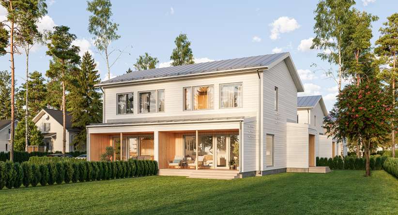 Paritalo, 4h, k, kph, s, wc, khh, terassi, var, 95 m², Kurttila, Espoo