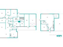 Molempien talojen pohjat