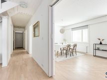 Näkymä eteisestä kun astut sisään
