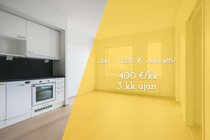 Kerrostalo, 2h+kt, 39 m², Myyrmäki, Vantaa