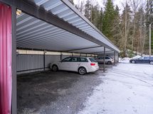 Jokaisella asunnolla oma autokatospaikka