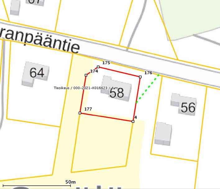 Omakotitalo, 4h+k+kph+s+wc+et/pk+et+tk+at+tekn.tila+varasto, 116/172 m², Lokalahti - Näkymä 3