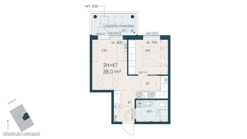 Asuntoilmoituksen kuva