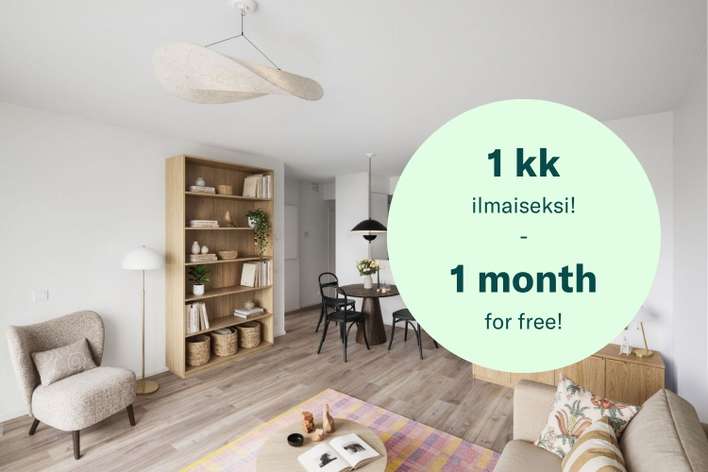 Kerrostalo, 2h+kt+p, 45 m², Herttoniemi