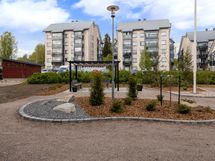 Yhtiön viihtyisä sisäpiha