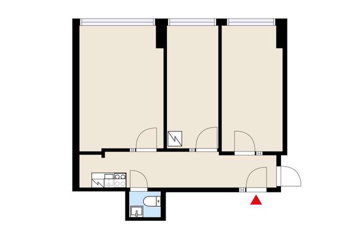 Liiketila, 59 m², Keskusta - Näkymä 2