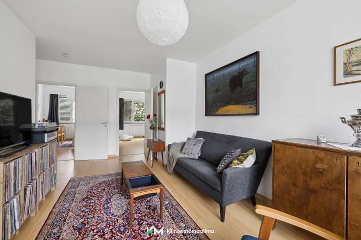 Kerrostalo, 3h+avok+kph+lasitettu parveke, 56,5 m², Roihuvuori – pohled 4