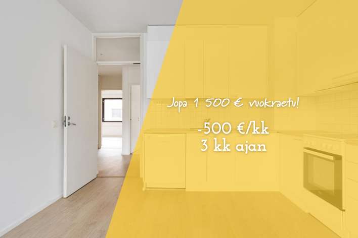 Kerrostalo, 3H+K, 72,5 m², Pitäjänmäki, Helsinki