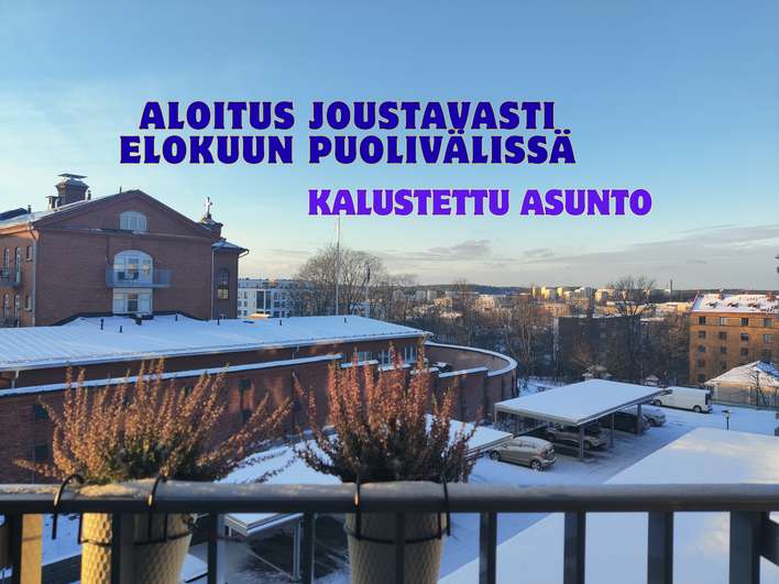 Kerrostalo, 1h + k, 32 m², Kakolanmäki, Turku