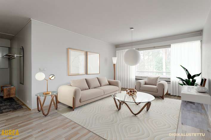 Kerrostalo, 2h, k, 57 m², Kaukovainio - Näkymä 3