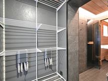 Vaatteiden kuivaushuone