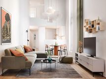 Visualisointikuva Renatan asunnosta C 74, 4h+kt+s, 100 m²