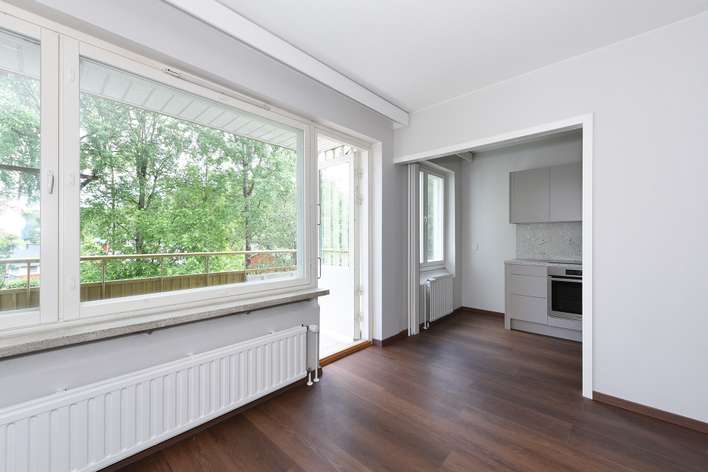 Kerrostalo, 2h + k + p, 44,5 m², Kivimaa - Näkymä 2