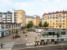 Näkymä huoneistosta Vaasanpuistikkoon päin