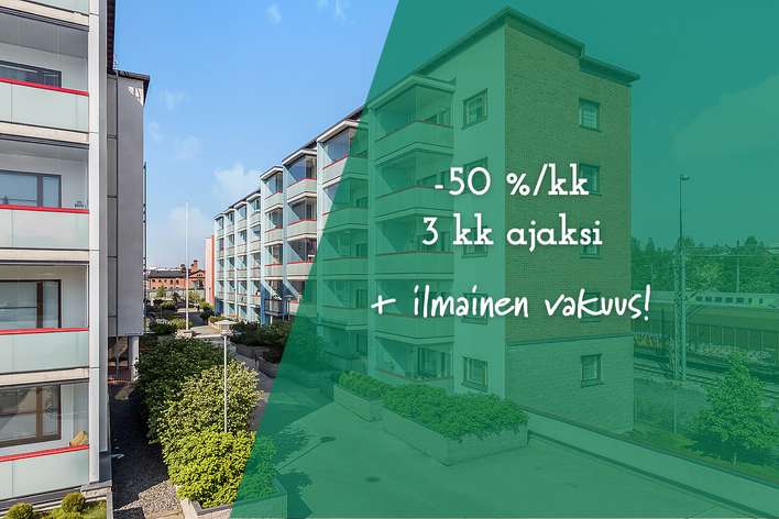Kerrostalo, 2h+kt+s, 46 m², Maljalahti, Kuopio